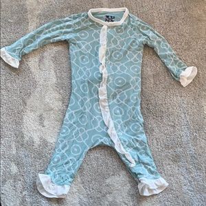 KicKee onesie with ruffles